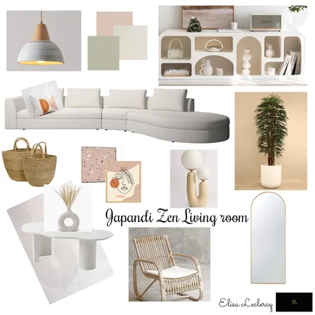 Japandi Living room #1 Interior Design Mood Board by elisa on Style Sourcebook