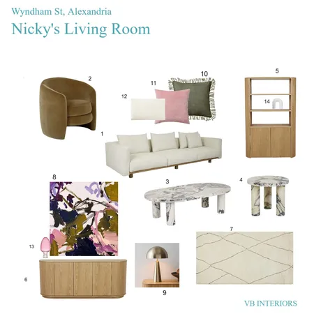 Nicky's Lounge Room Interior Design Mood Board by mrsvb on Style Sourcebook