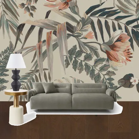 Tropical wall paer Interior Design Mood Board by kendallisyoung@gmail.com on Style Sourcebook