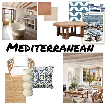 Mediterranean Mood Board Interior Design Mood Board by Studio389 on Style Sourcebook