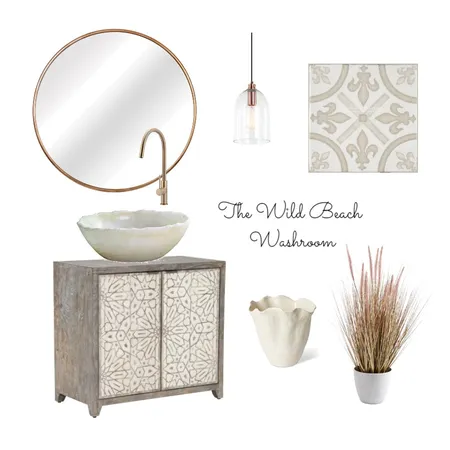 The Wild Beach Bathroom Interior Design Mood Board by creative grace interiors on Style Sourcebook