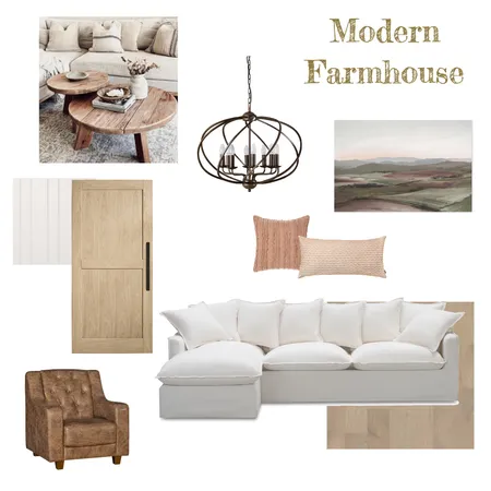 Modern Farmhouse Interior Design Mood Board by seniamd on Style Sourcebook