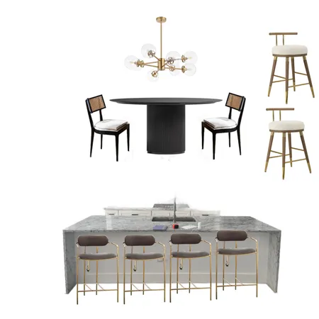 3202 Elva Ave. Dining Interior Design Mood Board by Think Modern on Style Sourcebook