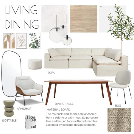 LIVING MOOD BOARD Interior Design Mood Board by antriruiz on Style Sourcebook