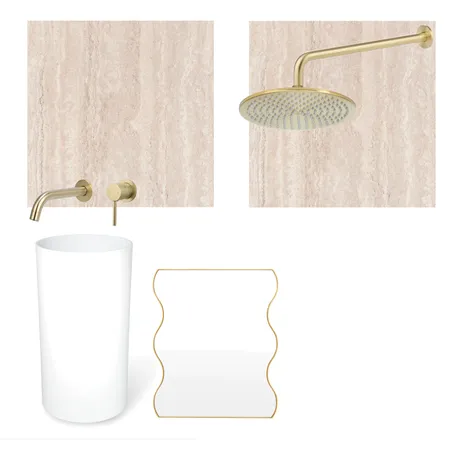 Downstairs Bathroom Interior Design Mood Board by TaylaJ on Style Sourcebook