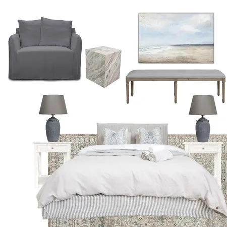 coastal chic bedroom Interior Design Mood Board by Cemre on Style Sourcebook