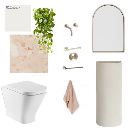 Powder Room Sample Board Interior Design Mood Board by Foxtrot Interiors on Style Sourcebook