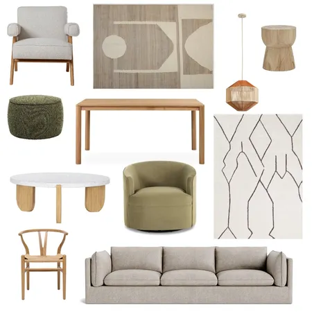 LIVING/DINING Interior Design Mood Board by KIRBYL on Style Sourcebook