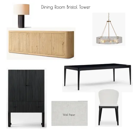 Dining Room Option 4 - Bristol Tower 2005 Interior Design Mood Board by GV Studio on Style Sourcebook