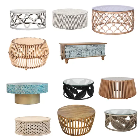 Bohemian coffee tables Interior Design Mood Board by iheartrenovations on Style Sourcebook