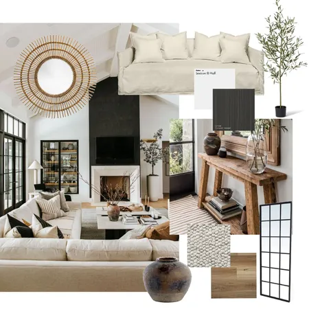 Modern Farmhouse - Living Interior Design Mood Board by almondstudio on Style Sourcebook