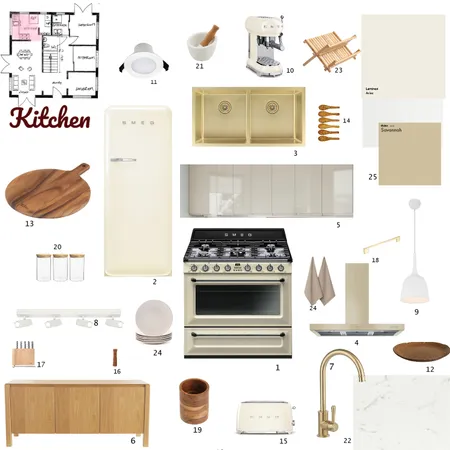 Kicthen Interior Design Mood Board by MaïCamara on Style Sourcebook