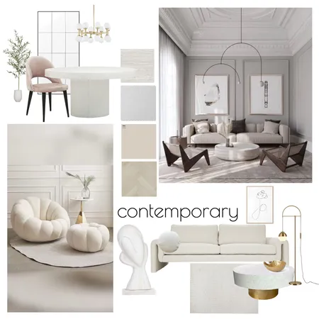 contemporary Interior Design Mood Board by kamilaswiderskax on Style Sourcebook