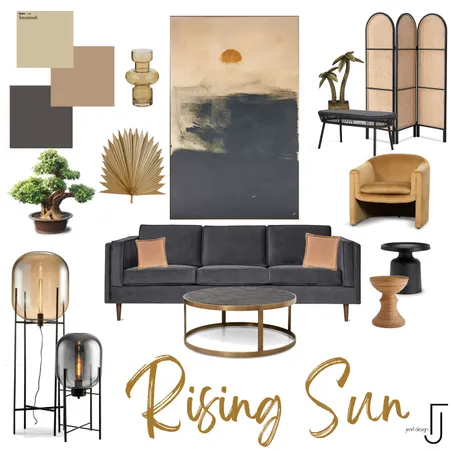 Rising Sun Interior Design Mood Board by JenRL Design on Style Sourcebook