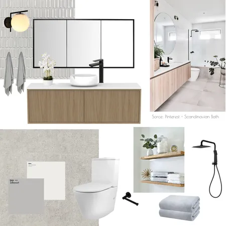 Scandinavian Bath Interior Design Mood Board by Ana Soares on Style Sourcebook