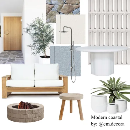 Modern coastal Interior Design Mood Board by Cm decora on Style Sourcebook