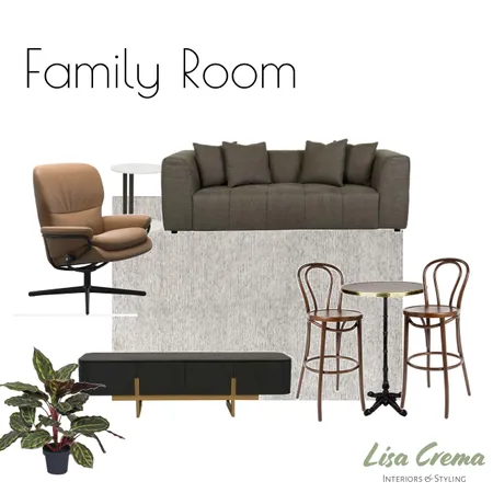 Family Room 2 Interior Design Mood Board by Lisa Crema Interiors and Styling on Style Sourcebook