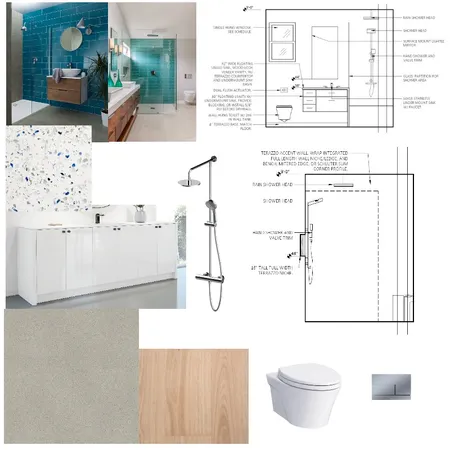 Duck Ave Master Bath 2 Interior Design Mood Board by A_Osborn on Style Sourcebook