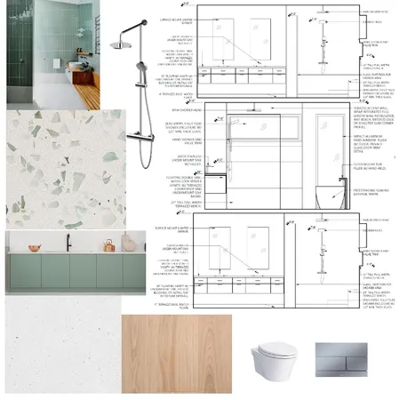 Duck Ave Master Bath 1 Interior Design Mood Board by A_Osborn on Style Sourcebook