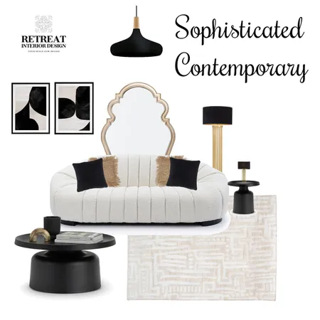 Sophisticated Contemporary Interior Design Mood Board by Retreat Interior Design on Style Sourcebook