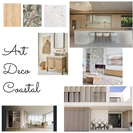 Art Deco Coastal Interior Design Mood Board by Beachwood on Style Sourcebook