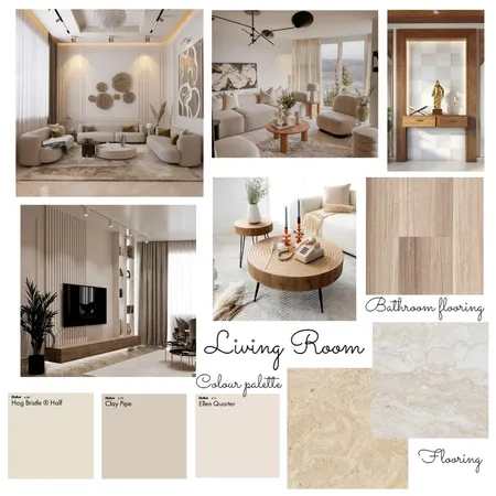 Beige living room Interior Design Mood Board by Prarthana on Style Sourcebook