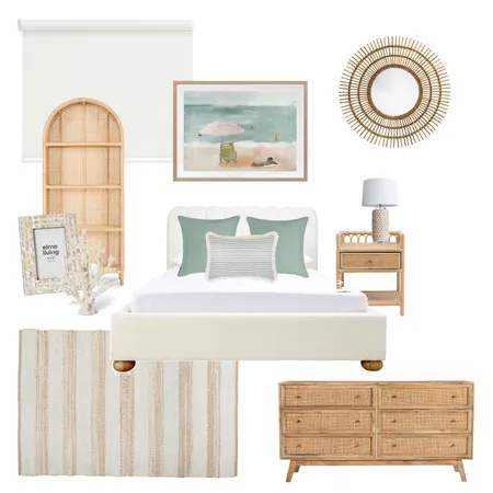 coastal bedroom Interior Design Mood Board by jessicaslade on Style Sourcebook