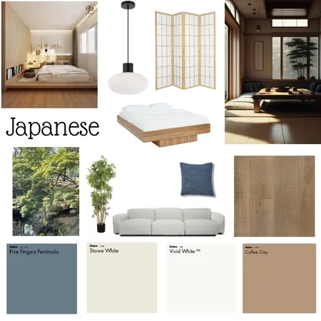 Japanese Interior Design Mood Board by Alexandra Attard on Style Sourcebook