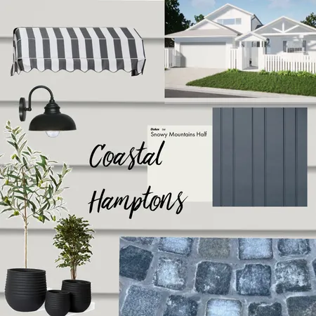 Coastal Hampton’s Facade Interior Design Mood Board by yvettemcget on Style Sourcebook