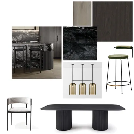 Brown kitchen Interior Design Mood Board by DKD on Style Sourcebook