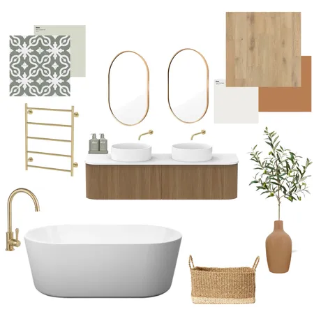 Meditarranean Bathroom Interior Design Mood Board by Eleanor Varcoe on Style Sourcebook