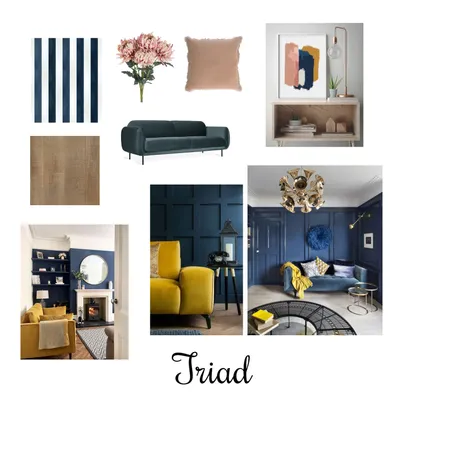 Triad Interior Design Mood Board by BECPACE on Style Sourcebook