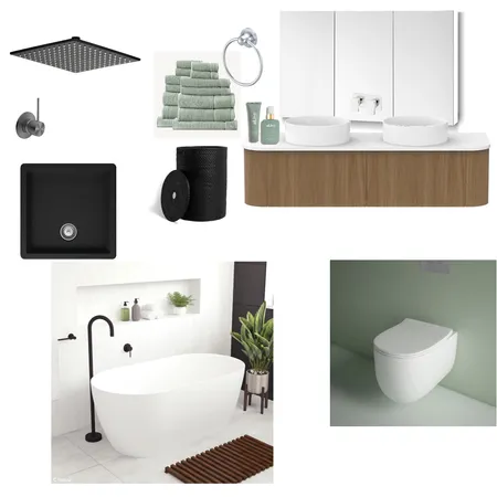 Bathroom idea Interior Design Mood Board by Kris K. on Style Sourcebook