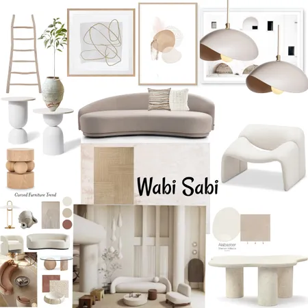 Wabi Sabi Interior Design Mood Board by Shamean on Style Sourcebook