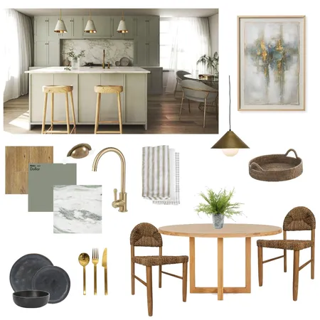 sage green kitchen Interior Design Mood Board by Suite.Minded on Style Sourcebook