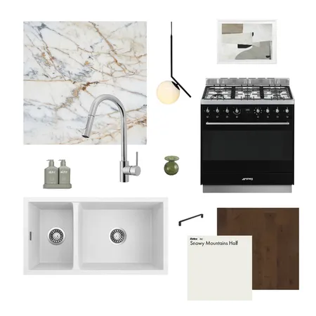 Modern Kitchen Interior Design Mood Board by Bethany Routledge-Nave on Style Sourcebook