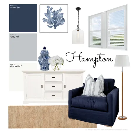 Hampton updated Interior Design Mood Board by Shazwa12 on Style Sourcebook