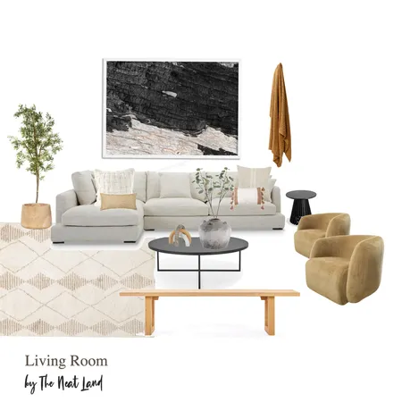 Living Room Interior Design Mood Board by The Neat Land on Style Sourcebook