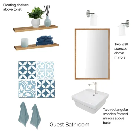 3 Thira - Guest Bathroom Interior Design Mood Board by STK on Style Sourcebook