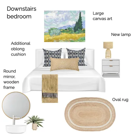 3 Thira - Downstairs Bedroom Interior Design Mood Board by STK on Style Sourcebook