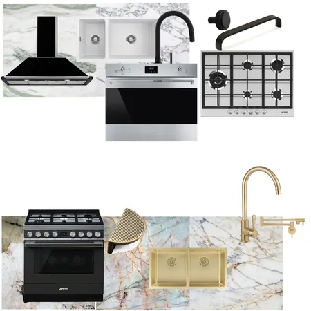 Kitchen gold Interior Design Mood Board by Decor n Design on Style Sourcebook