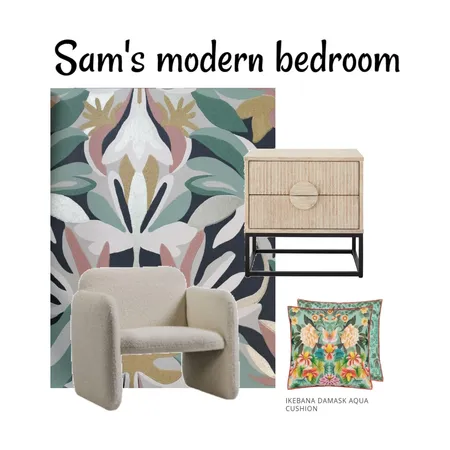 Sam's bedroom moodboard Interior Design Mood Board by AndreaMoore on Style Sourcebook