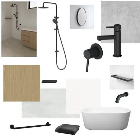 Ensuite Bathroom Interior Design Mood Board by ashleybiggar on Style Sourcebook