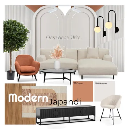 MODERN JAPANDI Interior Design Mood Board by O.URBI INTERIOR PEGS on Style Sourcebook