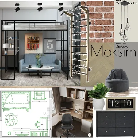 Комната Максима Interior Design Mood Board by ЗуХай on Style Sourcebook