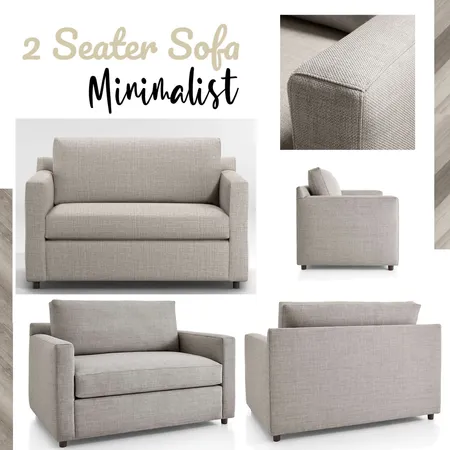 2 Seater Sofa Minimalist Interior Design Mood Board by Juan_Raya on Style Sourcebook