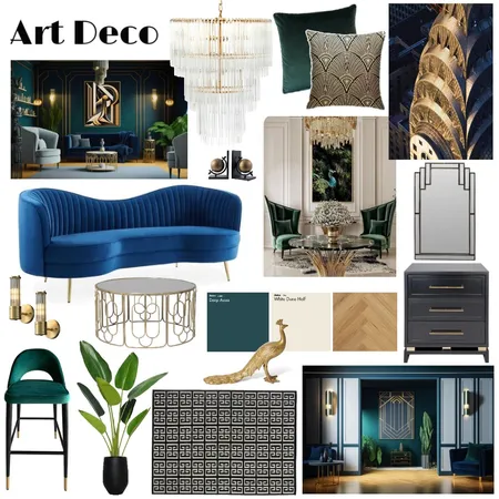 Art Deco Interior Design Mood Board by Nicole Williams on Style Sourcebook