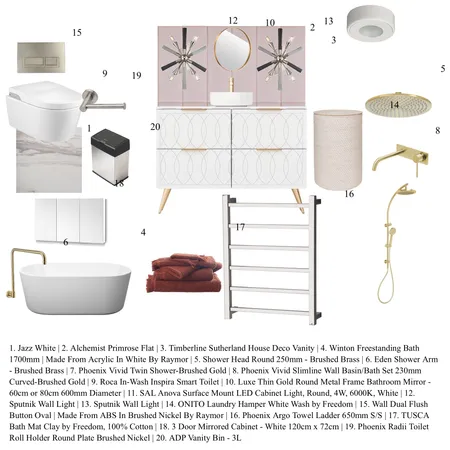 Bathroom Interior Design Mood Board by Isha02 on Style Sourcebook