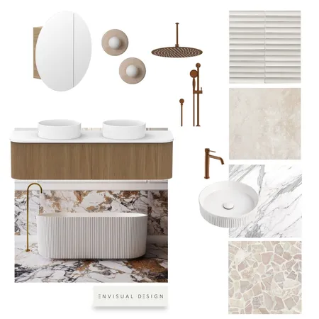 Bathroom Interior Design Mood Board by envisual design on Style Sourcebook