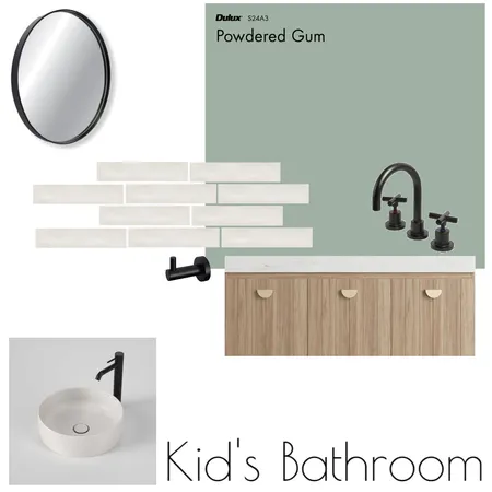 The Rise on Rosella - Kid's Bathroom Interior Design Mood Board by The Rise on Rosella on Style Sourcebook